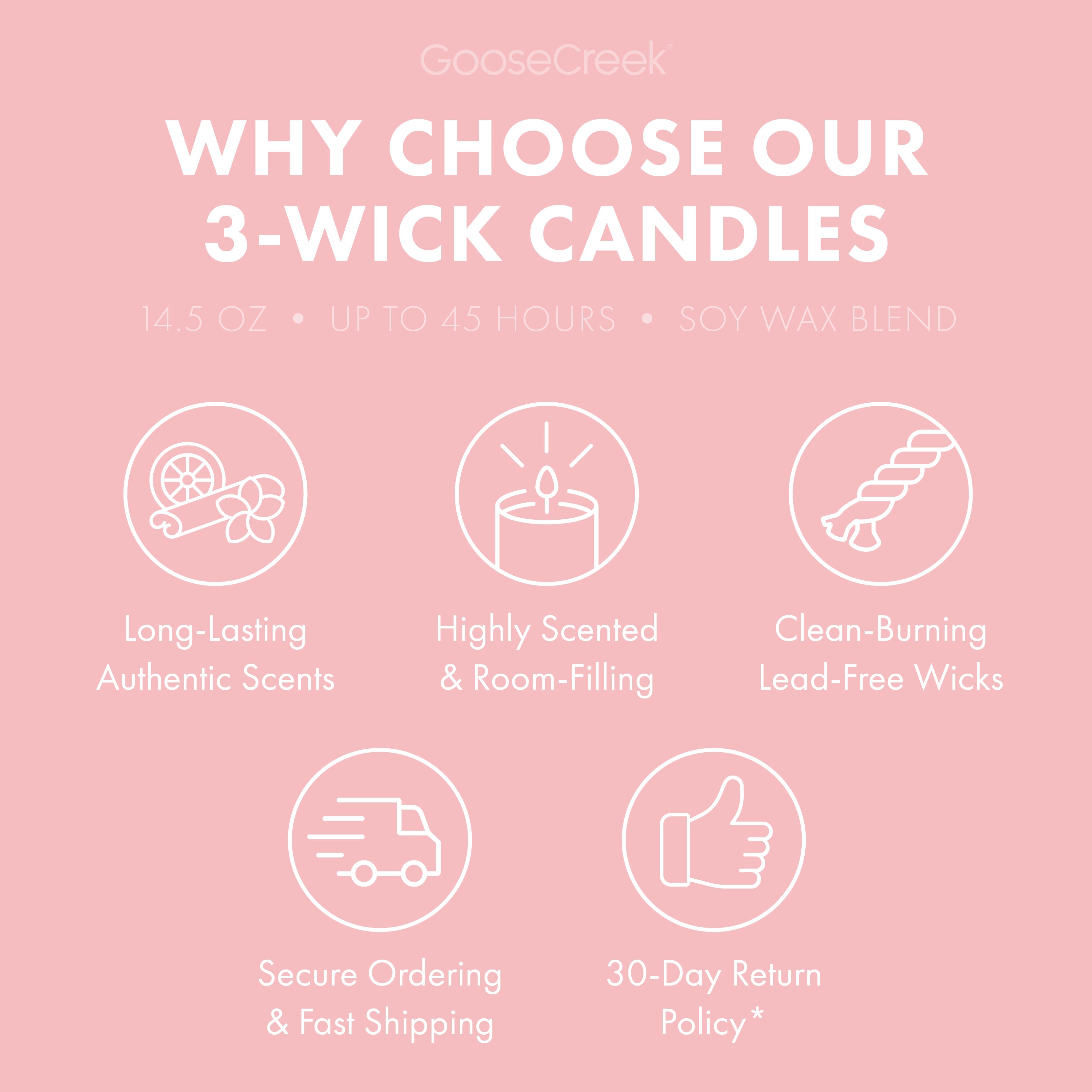 Apple Blossoms 3-Wick Candle